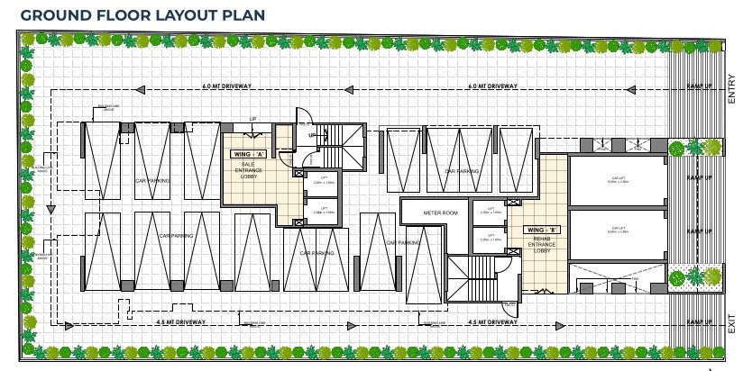  shree suryodaya Wing A And Wing B Cluster Plan