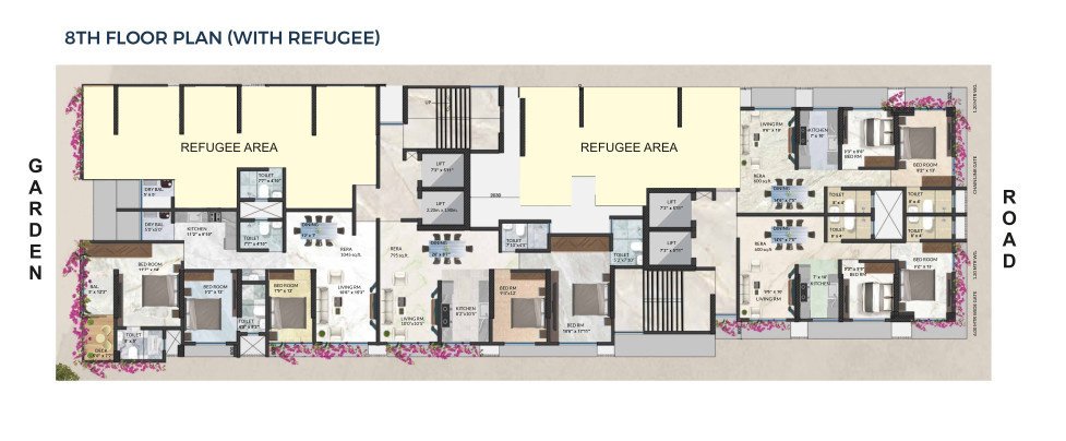  shree suryodaya Wing A And Wing B Cluster Plan