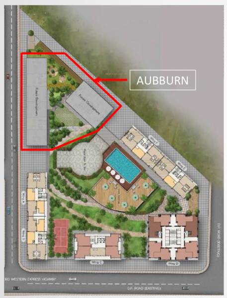  aubburn-wing-b Layout Plan