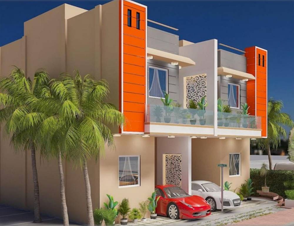 Elevation mitra enclave villas Elevation
