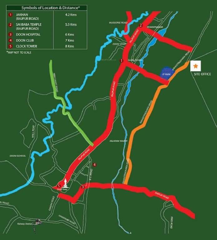 residences Location Plan