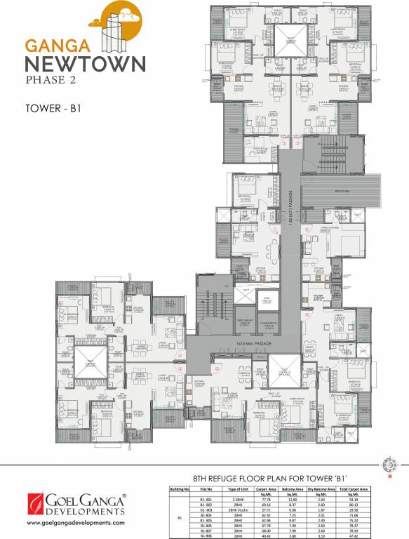  ganga newtown ph 02 B1 Cluster Plan