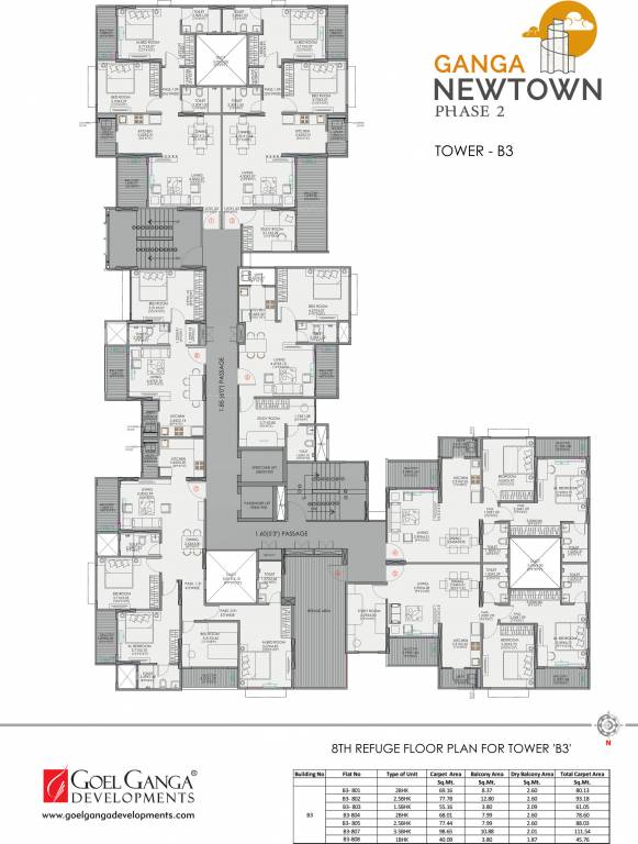 ganga newtown ph 02 B3 Cluster Plan