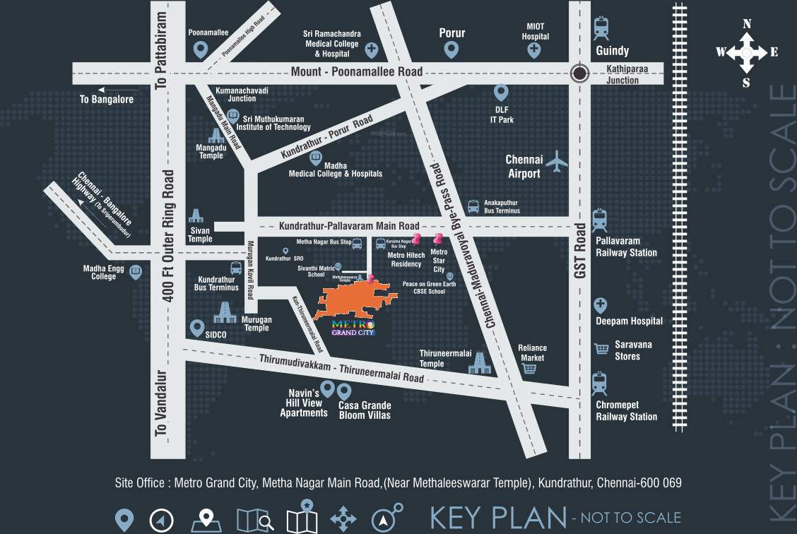  metro grand city Location Plan