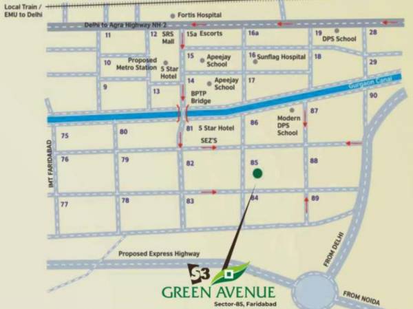  green-avenue Location Plan