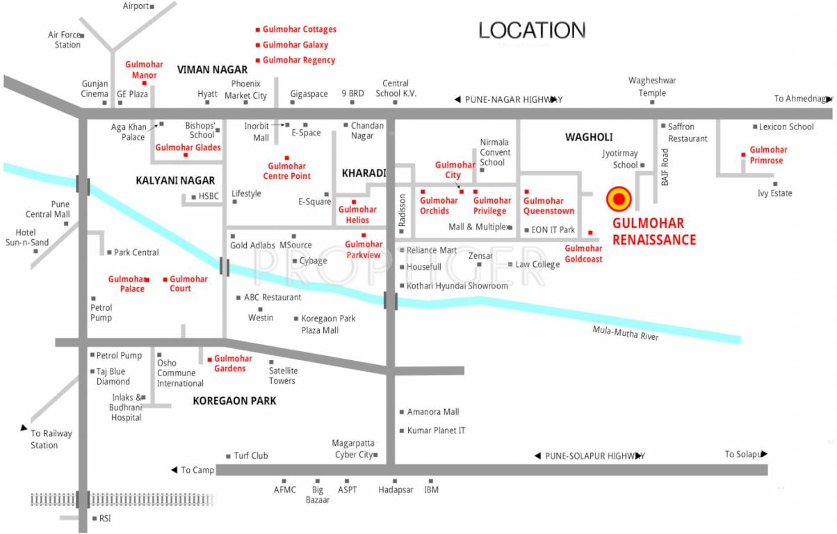  renaissance wing a and e Location Plan