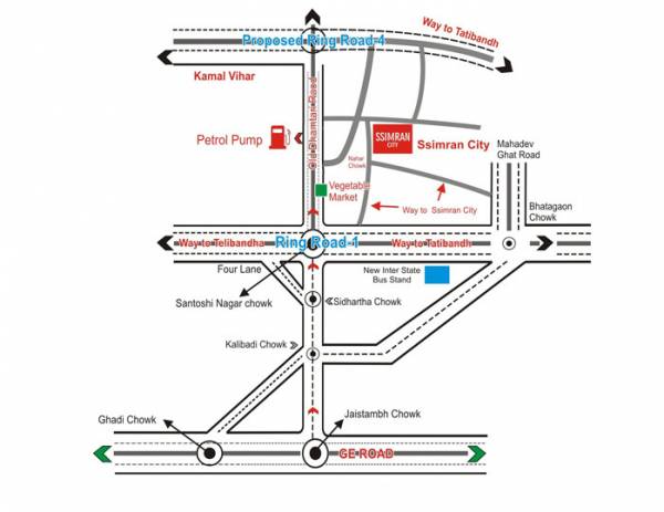  simran-city-extension Location Plan