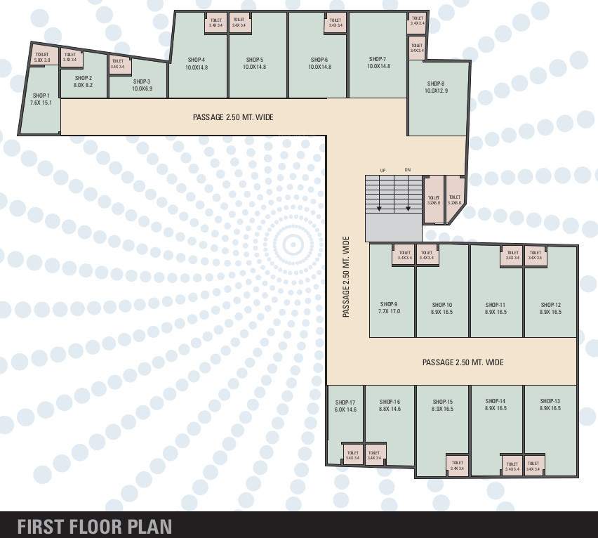  flats Flats Cluster Plan for First Floor