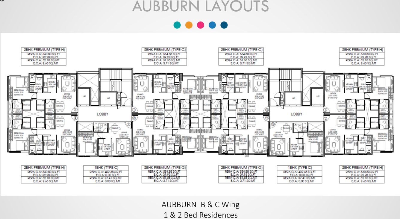 aubburn at sarova Cluster Plan