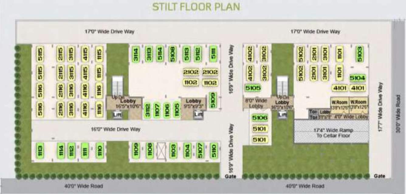  bluebells Bluebells Cluster Plan for Stilt Floor