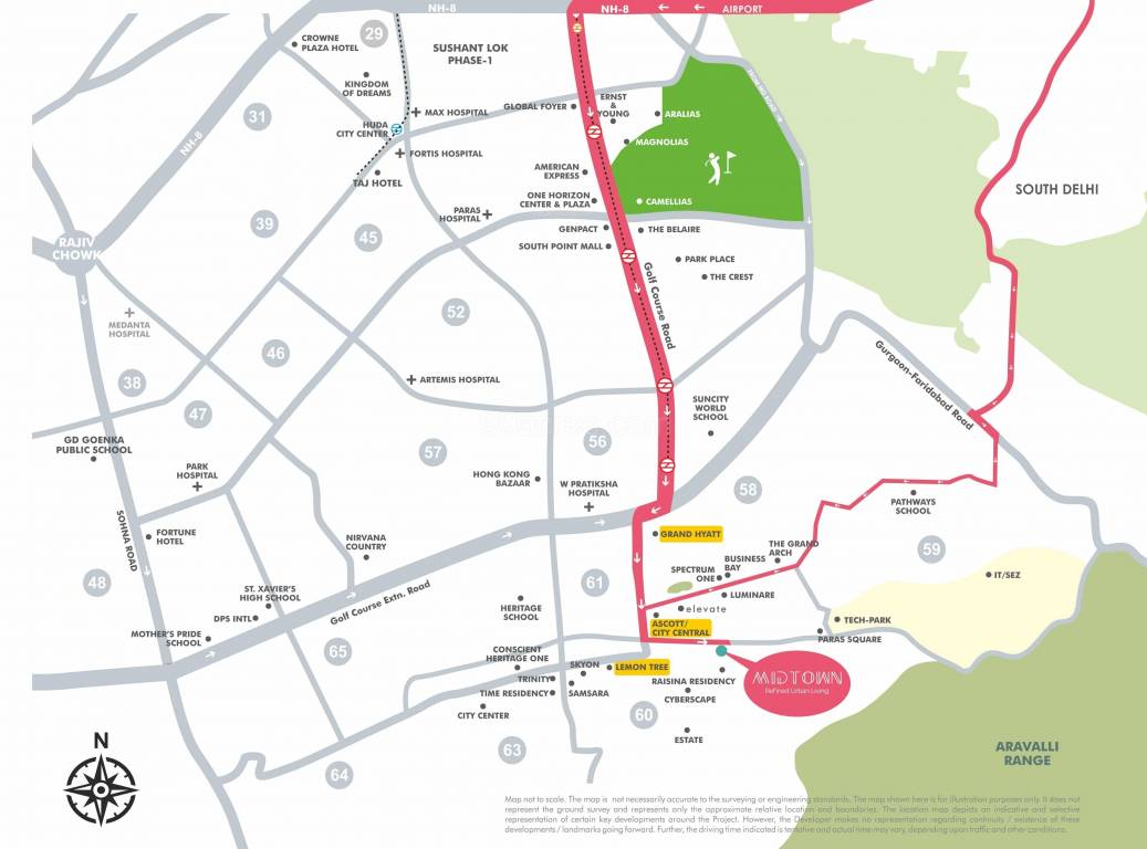  midtown Location Plan