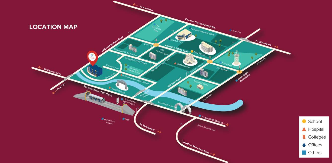 xanadu cluster iv destino Location Plan