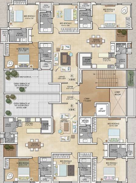  centrum Centrum Cluster Plan For 1st Floor