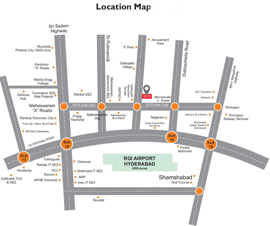  abhay empire Location Plan