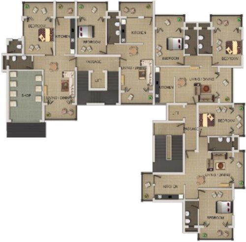  casa-de-thivim Casa De Thivim Cluster Plan for ground Floor