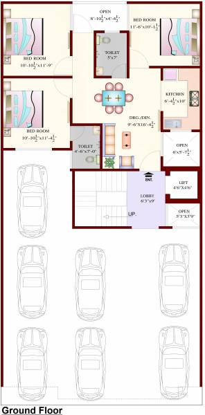  krishna-dham Cluster Plan for ground Floor