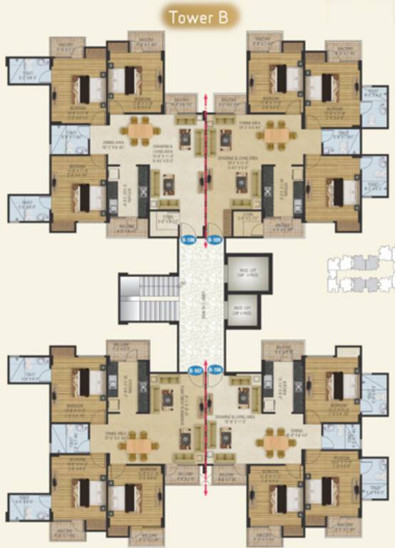  shakun elegance Cluster Plan