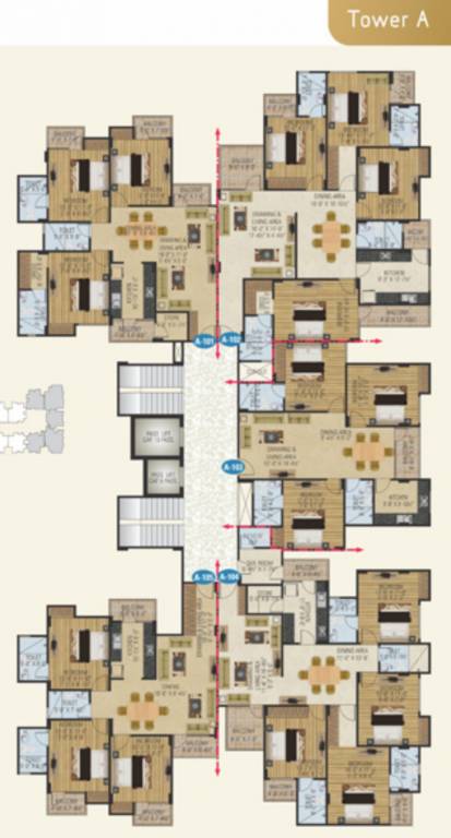  shakun elegance Cluster Plan