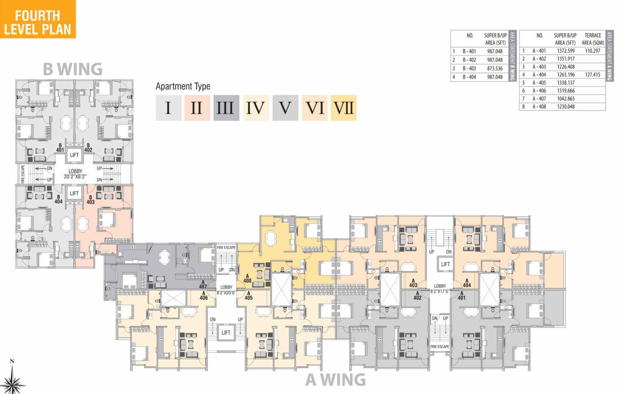  imperial A And B Cluster Plan for 4th Floor