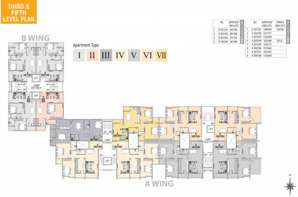 A And B Cluster Plan from 3rd to 5th Floor imperial A And B Cluster Plan from 3rd to 5th Floor