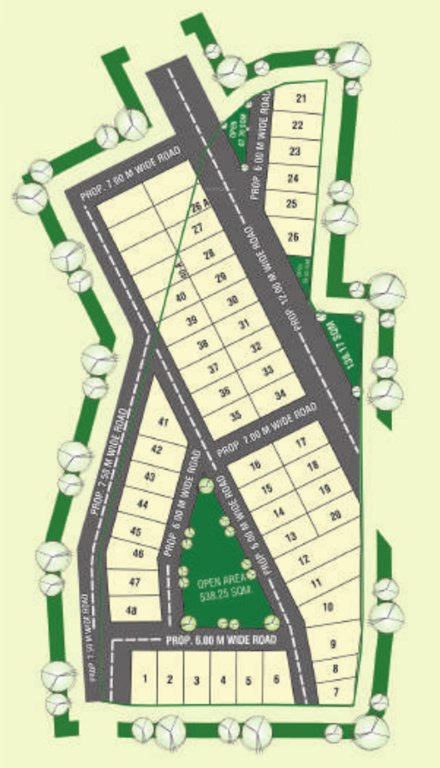  residency Layout Plan
