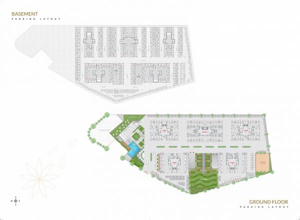 Block A B C D E Cluster Plan for ground Floor sanskar-sanidhya Block A B C D E Cluster Plan for ground Floor