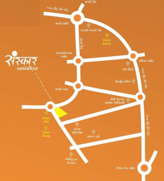 Location Plan sanskar-sanidhya Location Plan