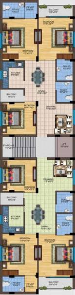 Block B Typical Cluster Plan ab-elysium Block B Typical Cluster Plan