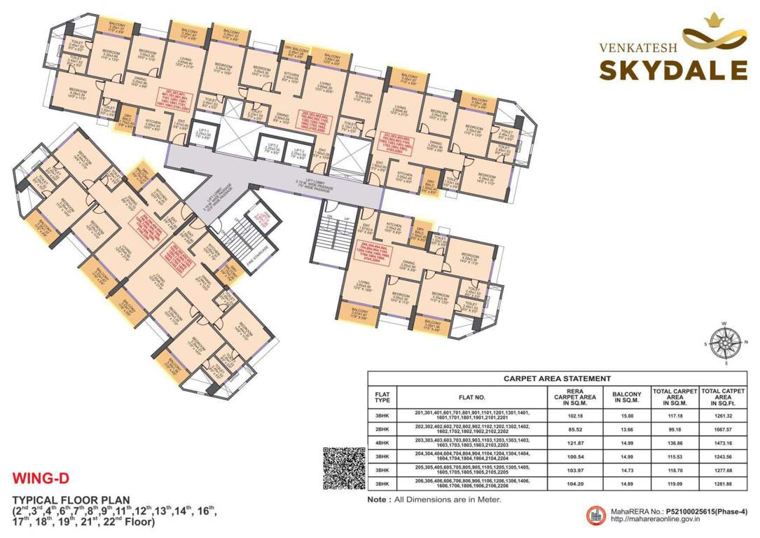  skydale phase 4 Skydale Phase 4 Cluster Plan For 2nd,3rd,4th,6th 7th,8th,9th,11th,12h,13th,14th, 16th 17, 18t, 19, 21t, 22nd Floor