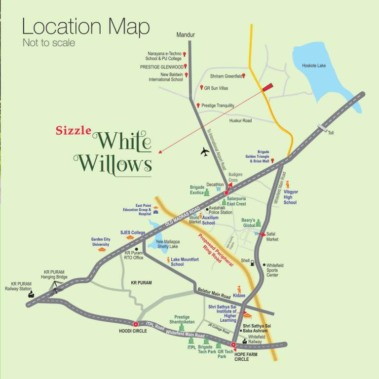  white willows Location Plan