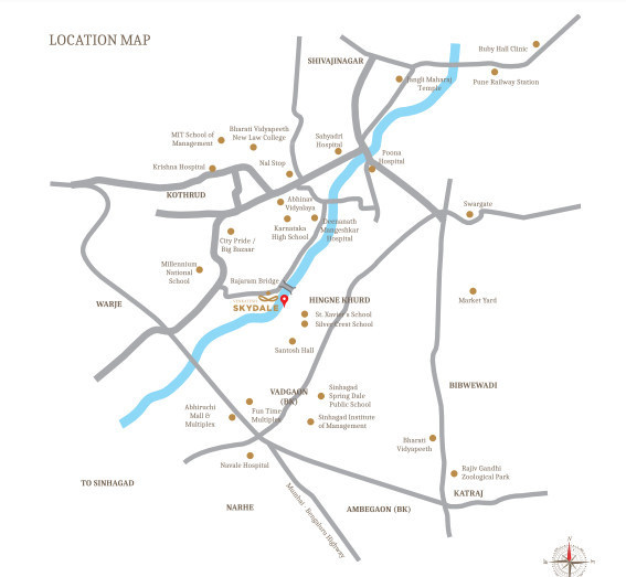  venkatesh skydale Location Plan