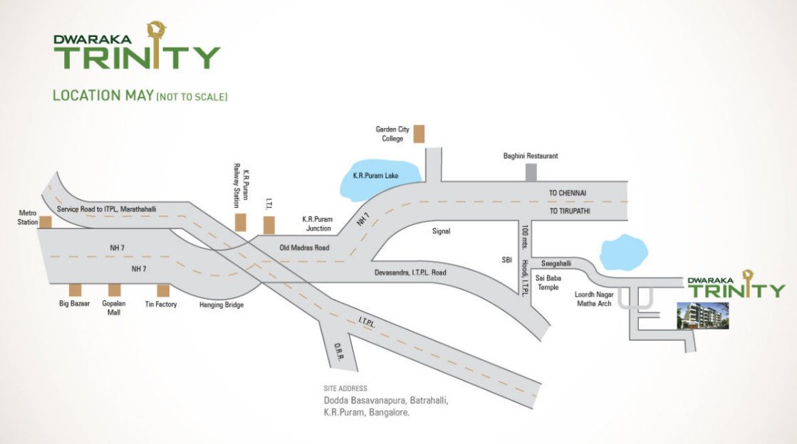  dwaraka trinity Location Plan