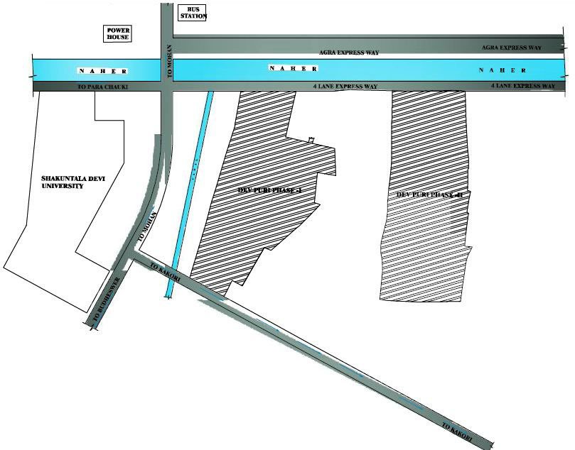  dev puri Location Plan