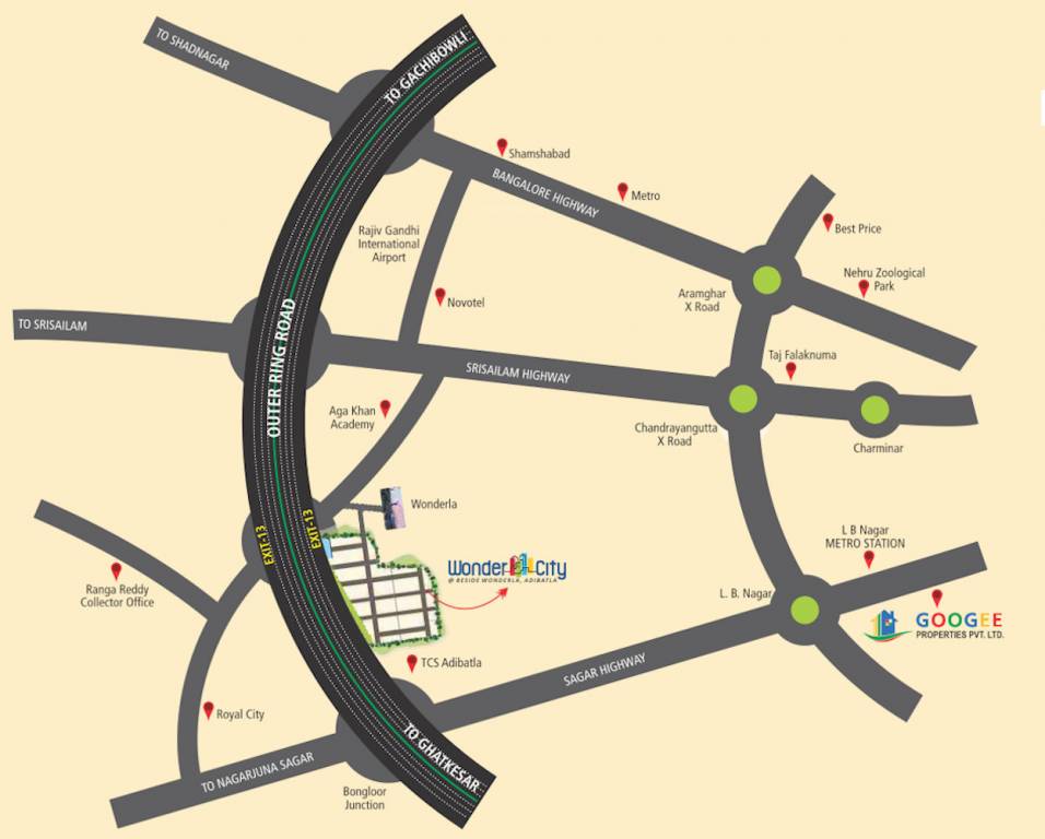  wonder city Location Plan