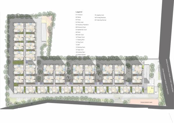  vesta Hallmark Vesta Cluster Plan for typical  Floor
