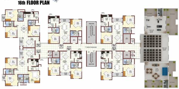  lotus Lotus Cluster Plan For 16th Floor