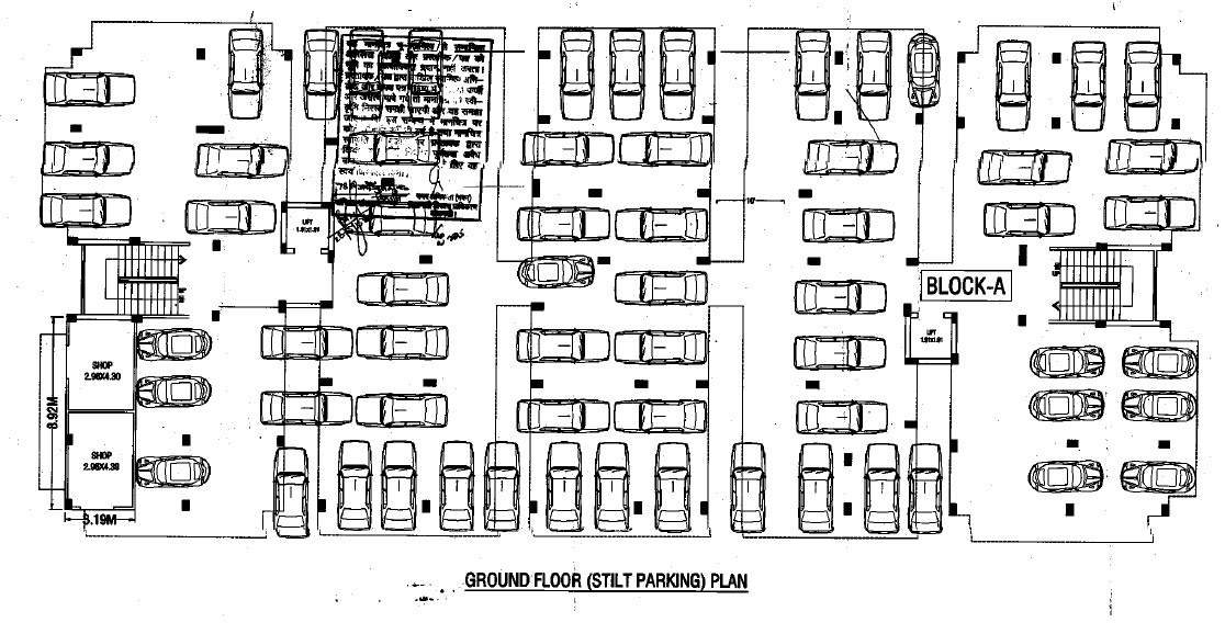  estate block a b c Block A Stilt Cluster Plan