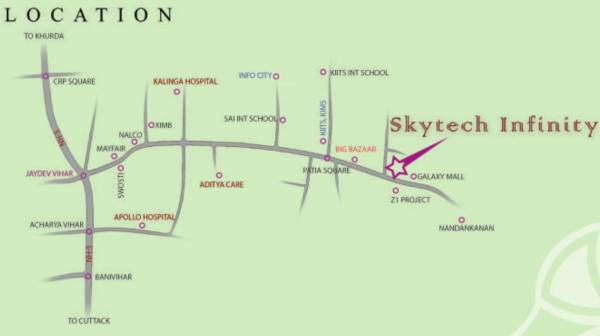  infinity Location Plan