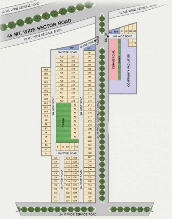  district 2 Layout Plan