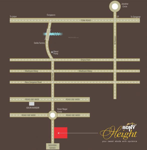  heights Location Plan