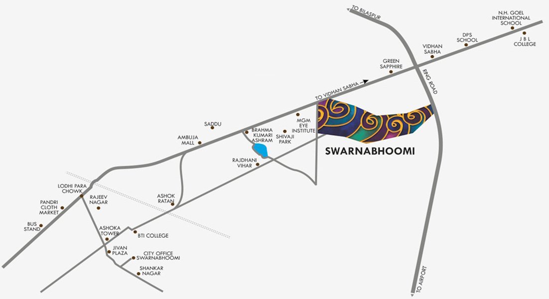  swarnabhoomi project phase i Location Plan