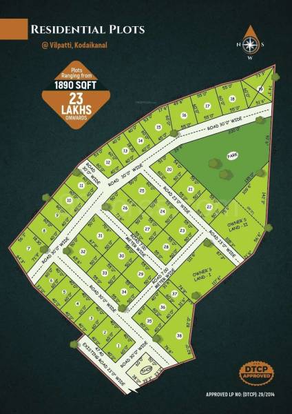  kodai-highland-creek Layout Plan
