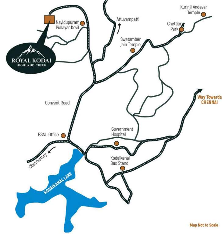  kodai highland creek Location Plan