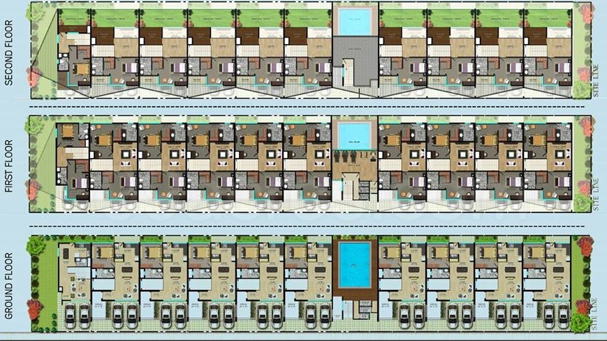  serene street Cluster Plan
