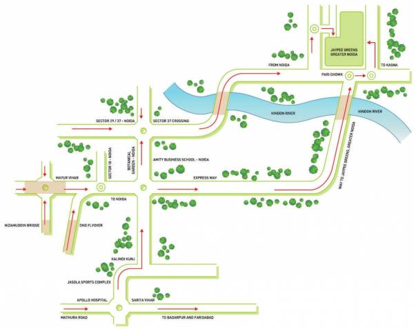 Location Plan greens-villas Location Plan