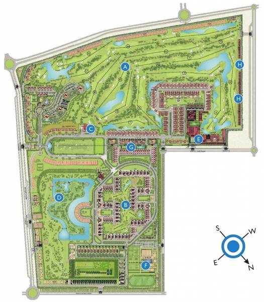 Master Plan greens-villas Master Plan