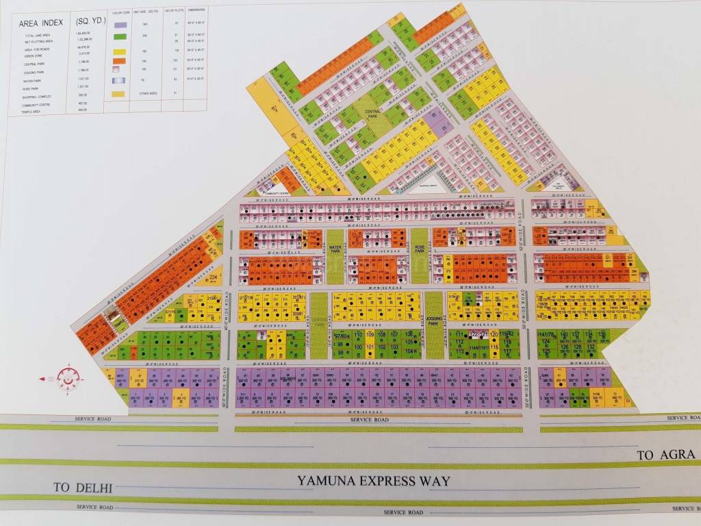  homes residential plots Layout Plan