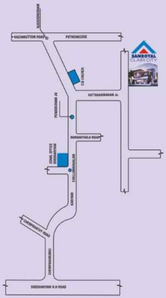  clair-city Location Plan