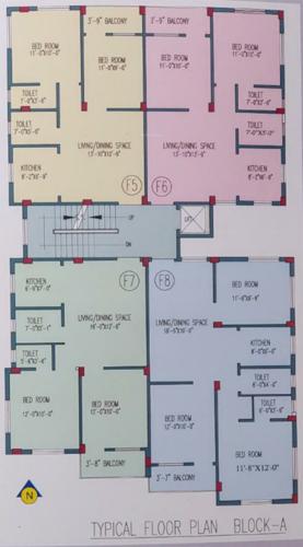  apanjan-enclave Block A Cluster Plan from 1st to 4th Floor
