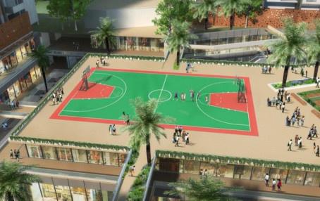  duo-high Basketball Court